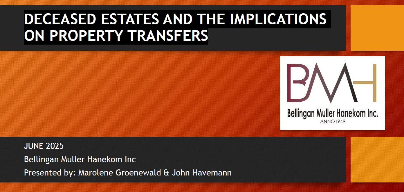 June Seminar – Deceased Estates